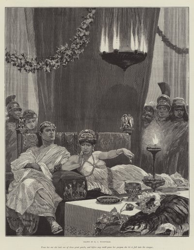 كليوباترا من تأليف H Rider Haggard بواسطة Richard Caton Woodville junior