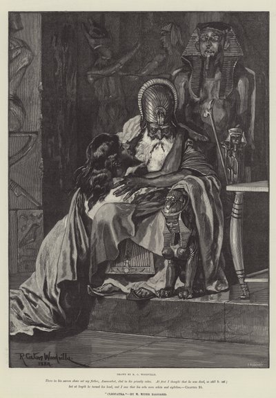 كليوباترا من تأليف H Rider Haggard بواسطة Richard Caton Woodville junior