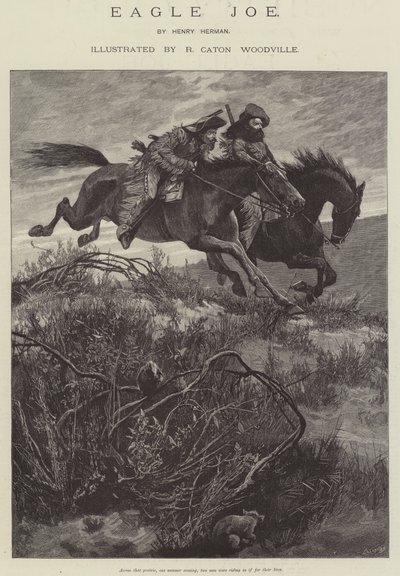 النسر جو ، هنري هيرمان بواسطة Richard Caton Woodville junior