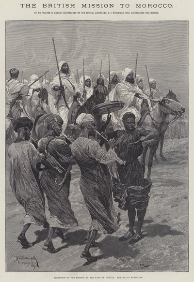 البعثة البريطانية إلى المغرب بواسطة Richard Caton Woodville junior