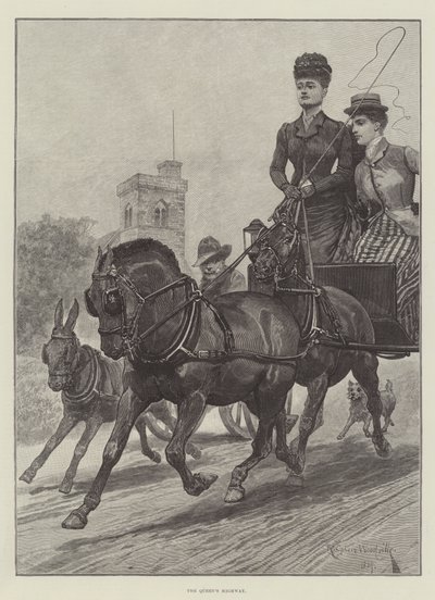 طريق الملكة السريع بواسطة Richard Caton Woodville junior
