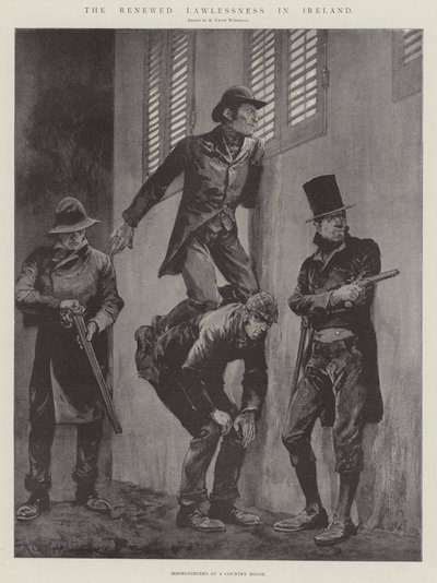 تجدد انعدام القانون في أيرلندا بواسطة Richard Caton Woodville junior