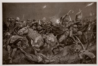 تهمة ليلة من الفرسان ال 19 بالقرب من Lydenberg في 7 نوفمبر 1900 بواسطة ريتشارد كاتون وودفيل جونيور