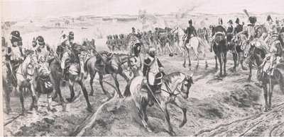 واترلو 18 يونيو 1815: الحرس القديم ، رسم توضيحي من المعارك البريطانية في البر والبحر ، 1915 بواسطة ريتشارد كاتون وودفيل جونيور