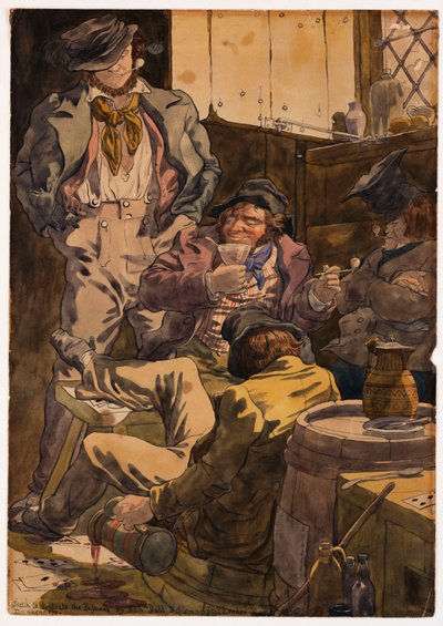 رسم تخطيطي لتوضيح العواطف - السكر ، 1854 بواسطة ريتشارد داد