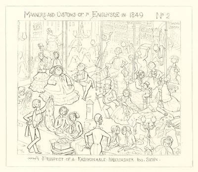 1849 ، أفاق متجر Haberdashers المألوف بواسطة ريتشارد دويل