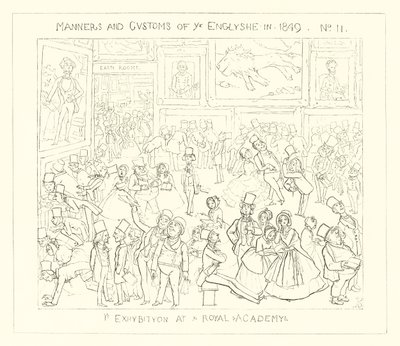 1849 معرض في الأكاديمية الملكية بواسطة ريتشارد دويل