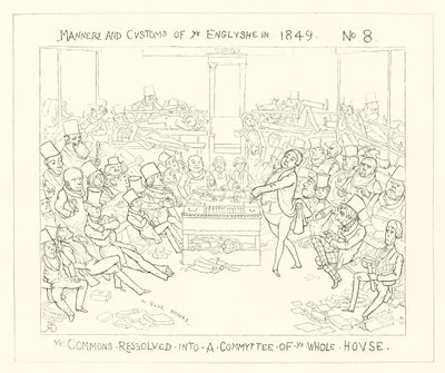 1849 ، حل مجلس العموم في لجنة من المجلس بأكمله بواسطة ريتشارد دويل