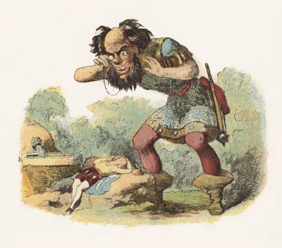 رسم توضيحي لـ Jack The Giant Killer (لون ليثو) بواسطة ريتشارد دويل