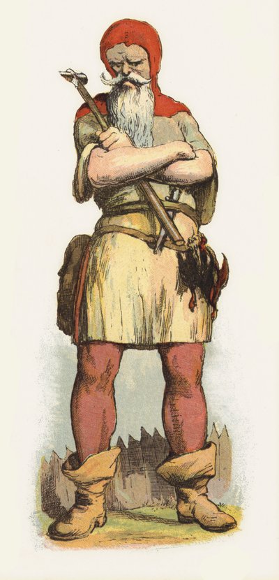 رسم توضيحي لـ Jack The Giant Killer (لون ليثو) بواسطة ريتشارد دويل