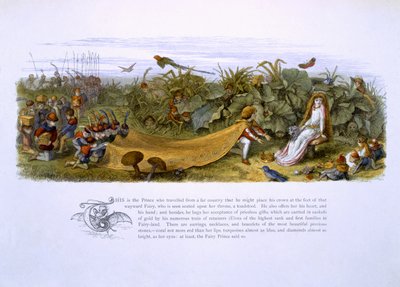 الرسوم التوضيحية من "في Fairyland: سلسلة من الصور من Elf-World" من تأليف William Allingham و Andrew Lang بواسطة ريتشارد دويل