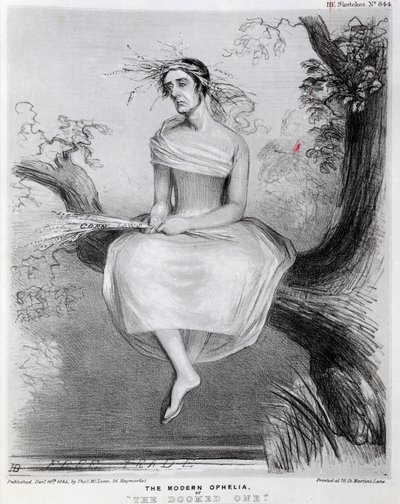 الأوفيلية الحديثة ، أو The Doomed ، 1845 بواسطة ريتشارد دويل