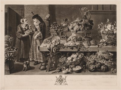 الأسواق الأربعة: سوق الفاكهة ، 1775. بواسطة ريتشارد إيرلوم