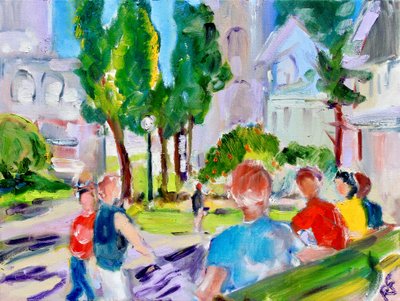 Washington Square Park, San Francisco, 2018 بواسطة ريتشارد فوكس