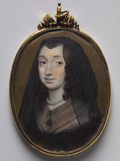 صورة إليزابيث موريسون ، سيدة كابيل هادهام ، ج. 1650. بواسطة ريتشارد جيبسون