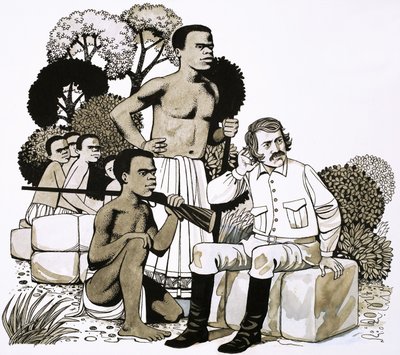 ديفيد ليفينجستون، المستكشف الذي اكتشف شلالات فيكتوريا بواسطة Richard Hook