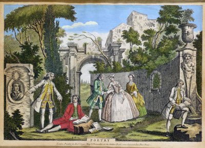 شعر ، حانة. بقلم روبرت ساير (fl.1750-80) c.1750 (aquatint) بواسطة ريتشارد هيوستن