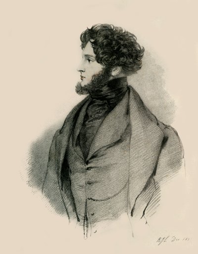 ألفريد ، كونت دورساي ، 1833. بواسطة ريتشارد جيمس لين