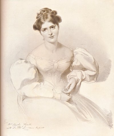 فرانسيس آن فاني كيمبل ، 1809-1893 ، الممثلة البريطانية ، c1829 ، 1909 بواسطة ريتشارد جيمس لين