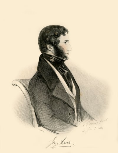 جورج أنسون ، 1840. بواسطة ريتشارد جيمس لين