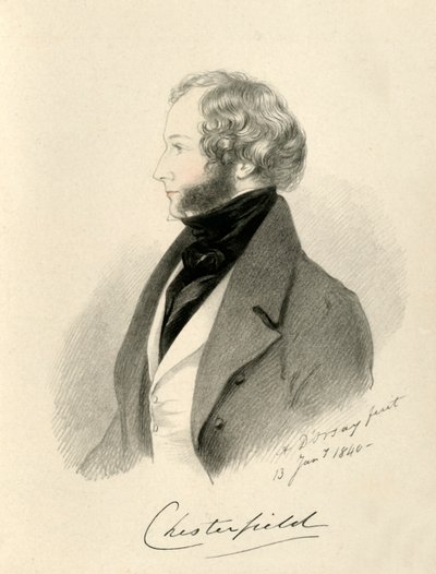 إيرل تشيسترفيلد ، 1840. بواسطة ريتشارد جيمس لين
