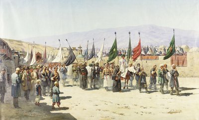Shakhsei-Vakhsei ، موكب ديني للمسلمين بواسطة ريتشارد كارلوفيتش زومر