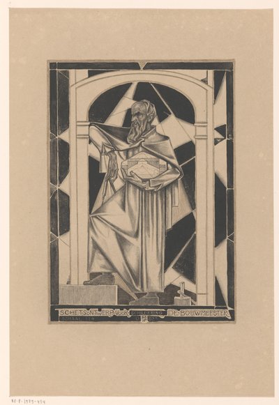 الباني الرئيسي (العنوان الأصلي على الكائن) تصميم تخطيطي للرسم باني رئيسي (العنوان على الكائن) بواسطة ريتشارد نيكولاس رولاند هولست