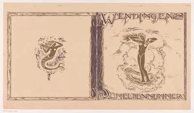 تصميم الغلاف لـ: Wendingen، Schelpennummer، 1923 بواسطة ريتشارد نيكولاس رولاند هولست