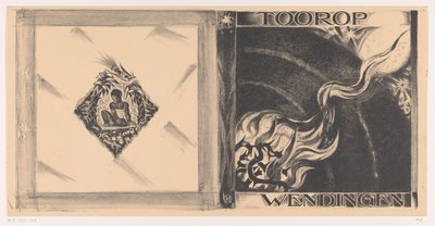 تصميم الغلاف لـ: Wendingen، Tooropnummer، 1928 بواسطة ريتشارد نيكولاس رولاند هولست