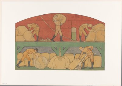 تصميم للرسم في بورصة Berlage: De Handel بواسطة ريتشارد نيكولاس رولاند هولست