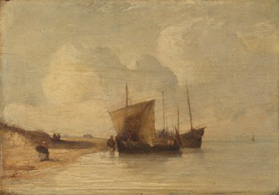 ساحل نورماندي بواسطة Richard Parkes Bonington