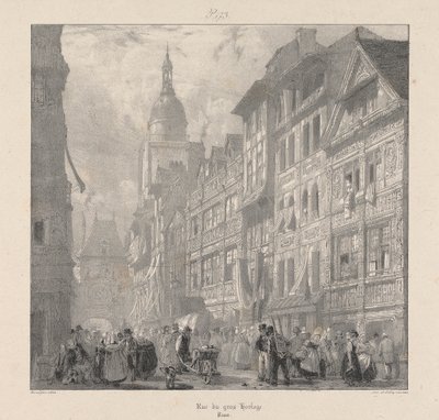 جروس كلوك ستريت بواسطة Richard Parkes Bonington