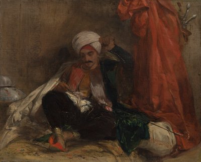 يجلس الترك بواسطة Richard Parkes Bonington