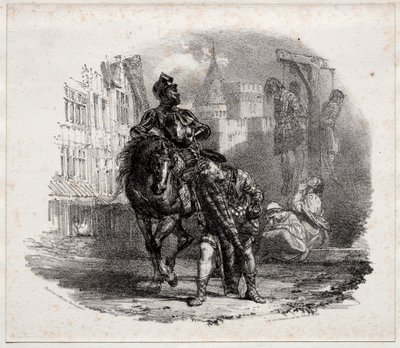 الهروب من قلعة أرجيل بواسطة Richard Parkes Bonington