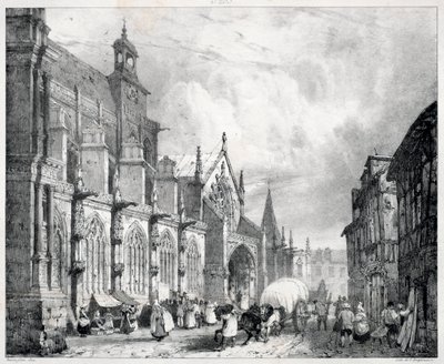 الرحلات الخلابة والرومانسية في فرنسا القديمة ، نورماندي ... ، 1824. بواسطة ريتشارد باركس بونينجتون