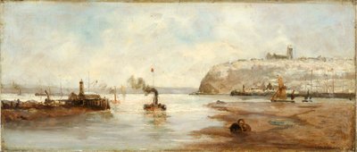 "منارة خارج أرصفة كارديف" ، ١٨٦١-١٩١٦ بواسطة ريتشارد شورت