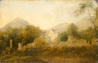 "منظر طبيعي مع كوخ" ، 1733-1782 بواسطة ريتشارد ويلسون