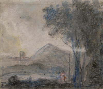 دراسة لـ "شيشرون وأصدقائه" ، 1770s بواسطة ريتشارد ويلسون