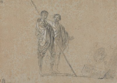 دراسة الأشكال الخاصة ببرنامج "A View of the Campagna" بواسطة ريتشارد ويلسون