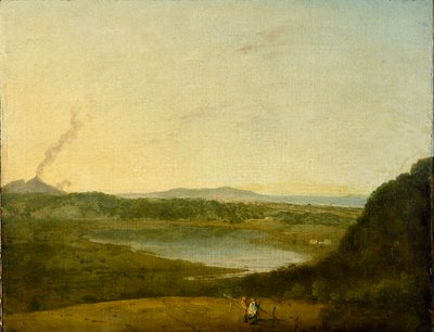 The Lago di Agnano ، c1752 بواسطة ريتشارد ويلسون