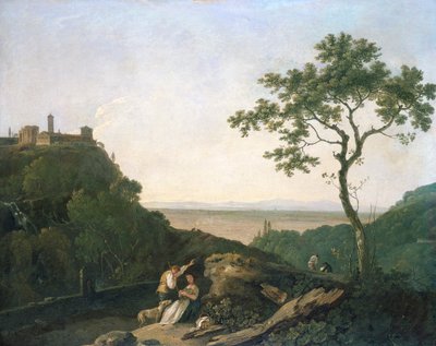 منظر في تيفولي ، ج 1765-1770. بواسطة ريتشارد ويلسون