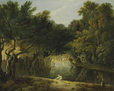 منظر للحياة البرية في سانت جيمس بارك ، لندن ، 1770-75 (زيت على قماش) بواسطة ريتشارد ويلسون