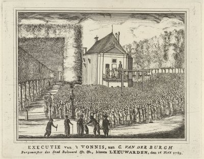 إعدام كورنيليس فان دن بيرغ ، 1789 إعدام 