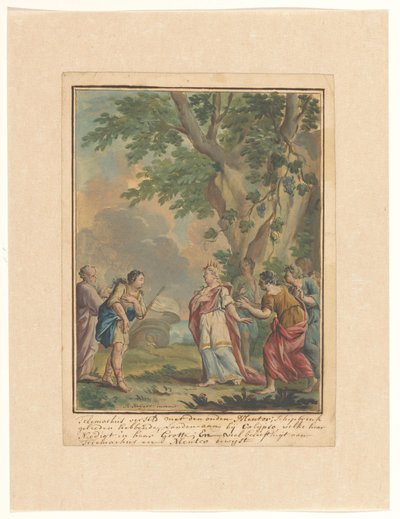 وصل Telemachus و Mentor إلى حورية كاليبسو سلسلة Telemachus (عنوان المسلسل) بواسطة ريك كيرت