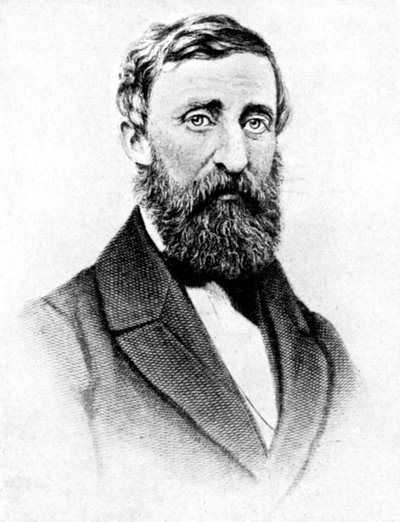 هنري ديفيد ثورو ، كاتب الطبيعة الأمريكية ، 1923. بواسطة مجموعة Rischgitz