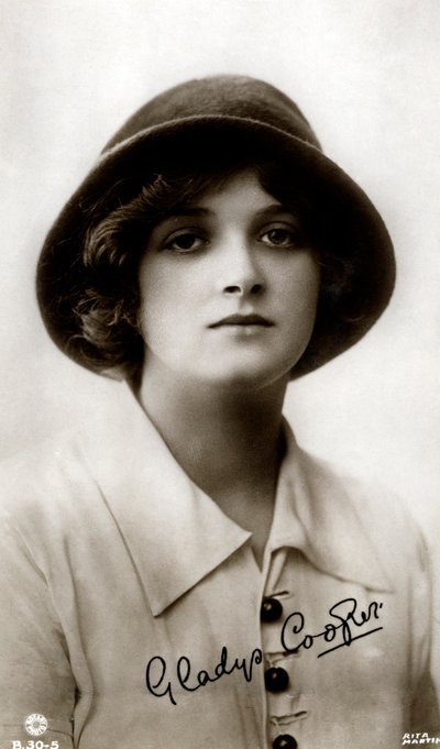 غلاديس كوبر 1888-1971 ، الممثلة الإنجليزية ، أوائل القرن العشرين. بواسطة ريتا مارتن