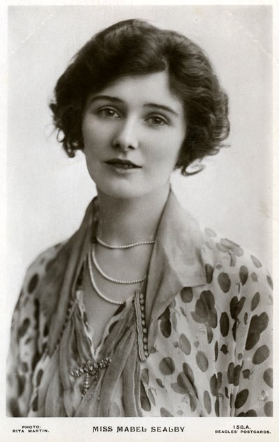 مابل سيلبي ، الممثلة البريطانية ، c1900s-c1910s. بواسطة ريتا مارتن