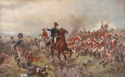 ولينغتون في واترلو بواسطة Robert Alexander Hillingford