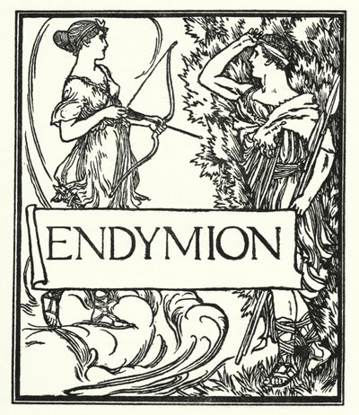 رسم توضيحي لقصائد جون كيتس: Endymion (litho) بواسطة روبرت أنينج بيل