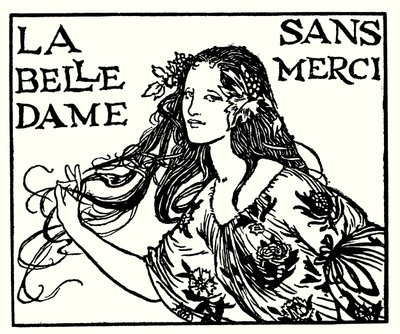 رسم توضيحي لقصائد جون كيتس: La Belle Dame Sans Merci (litho) بواسطة روبرت أنينج بيل